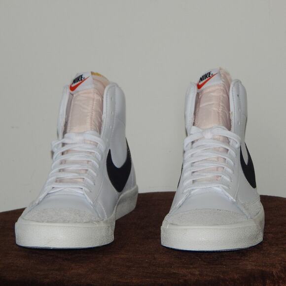 Nike Blazer Mid ‘77 Vintage White Black BQ6806-100 Retro Shoes Men's Sze 13 New - Picture 3 of 12